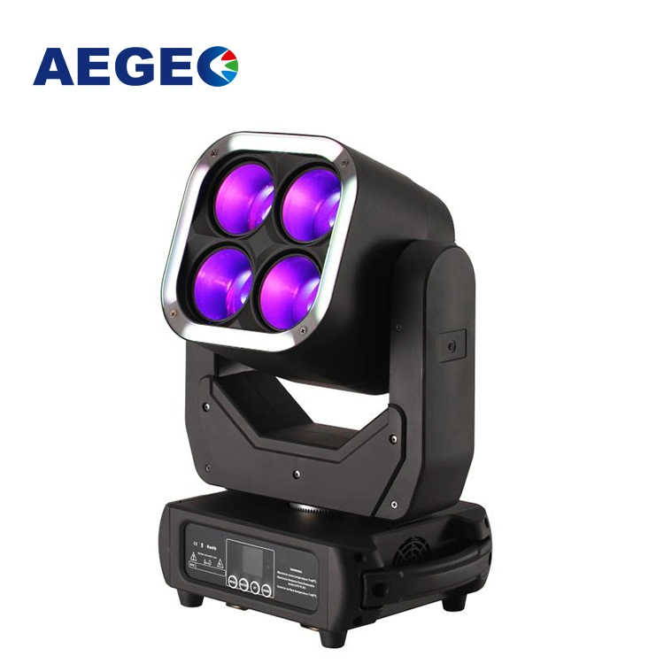 4X60W + 64X1.5W Hybrid RGB Wash Effect LED Moving Head Beam Light for DJ Party