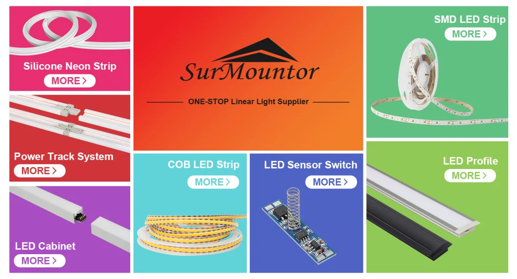 A1616 LED Wardrobe Light PIR Sensor Switch Corner LED Aluminum Profile with Motion Sensor