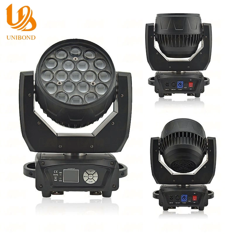 LED 19X15W with Backlight Zoom Wash Moving Head Light