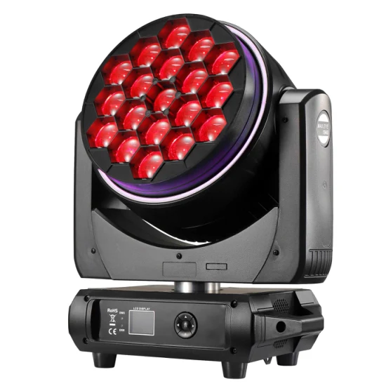19X40W LED Hybrid Zooming Beam Wash Moving Head Light with Keleido Effect Clay Parky
