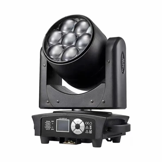 11/18CH 7X40W LED Wash Zoom with CTO 4in1 RGBW Effect Moving Head Zoom Wash Light Stage Lighting