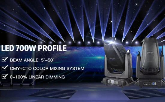 LED 700W Bsw Profile Moving Head Stage Light with Cmy