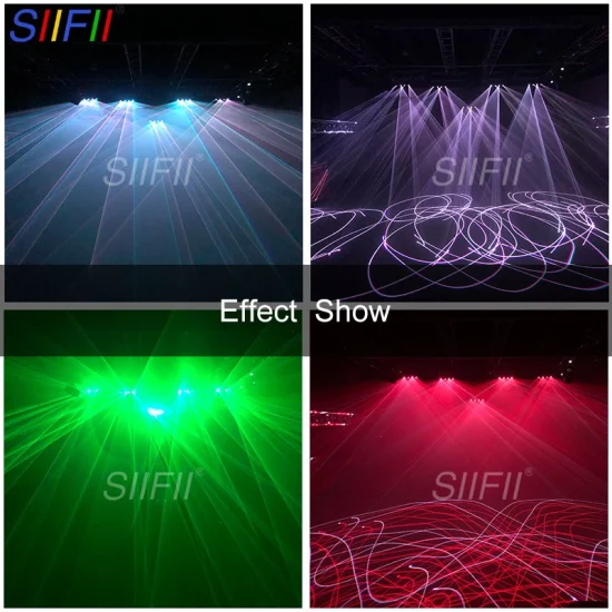 4 Lens RGB Outdoor Sky Logo Gobo Projector Night Party Show Wedding Disco Club Laser Lamp LED Stage Beam Disco Laser Light