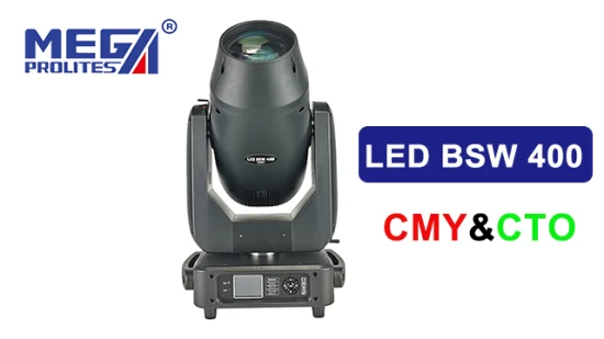 Professional High Power Cmy and CTO 400W LED Beam Spot Wash 3in1 Moving Head Light